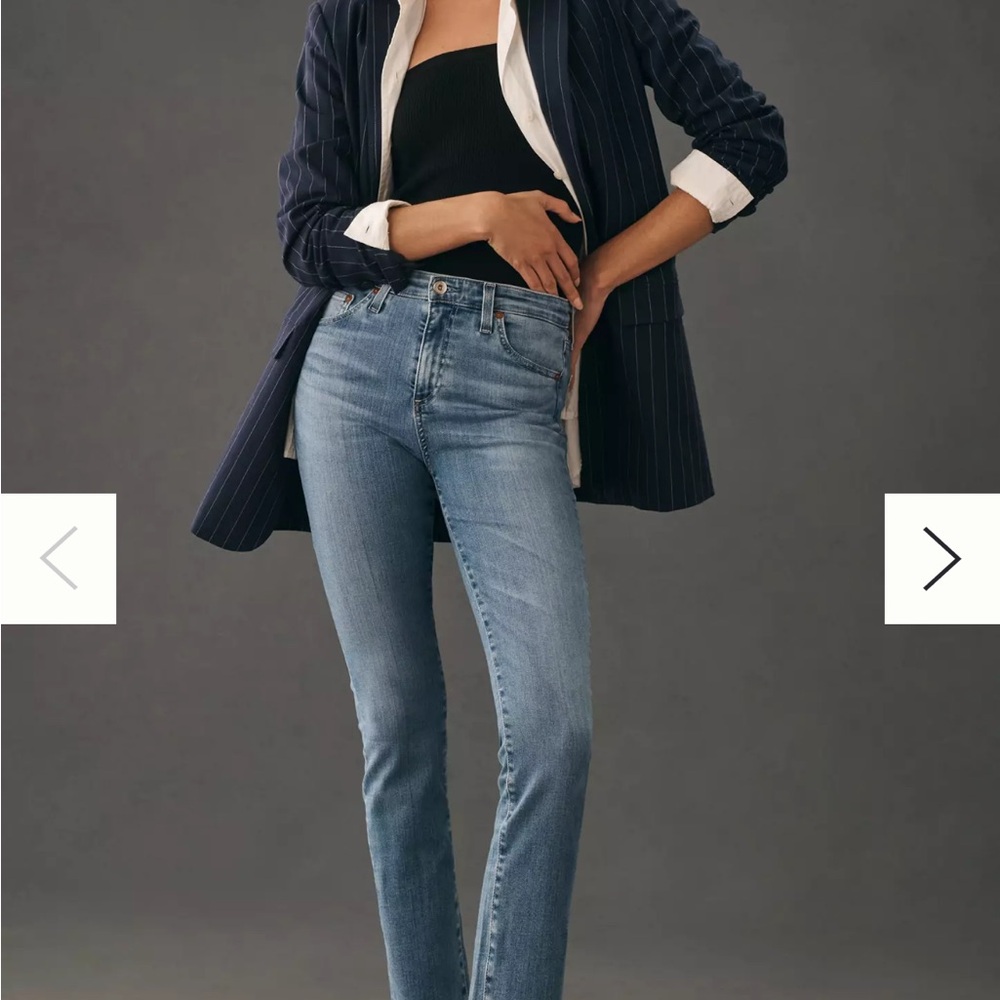 AG Stevie Straight Legged Jeans